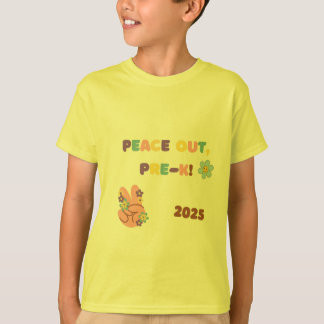 Peace Out Pre-K Afstuderen Shirt! T-shirt
