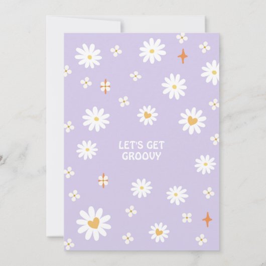 Peace Out Single Digits Groovy 10e verjaardag Kaart (Achterkant)