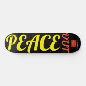 PEACE OUT Skateboard (Horizontaal)