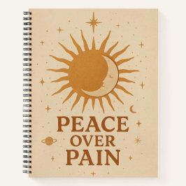 Peace Over Pain Journal – Mindfulness and Self-Lov Notitieboek