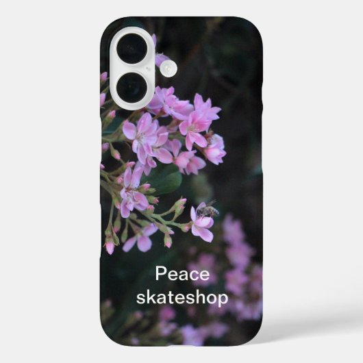 Peace paarse editie telefoonhoesje Case-Mate iPhone case (Achterkant)