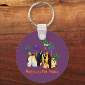 Peace Penguins Sleutelhanger (Voorkant)