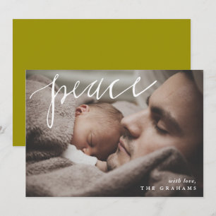 Peace Photo Holiday Kaart