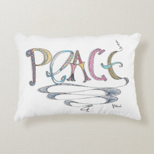 Peace Poly Accent Pillow Decoratief Kussen