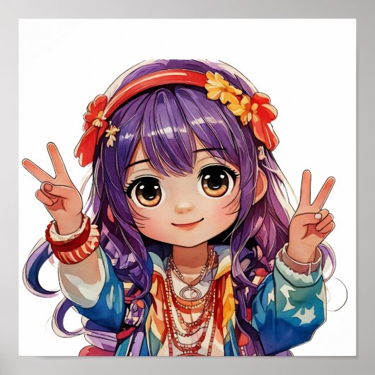 PEACE  POSTER (Voorkant)