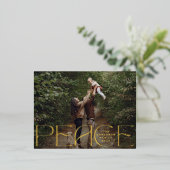 PEACE prettige feestdagen sms-foto's vrolijk kerst (Staand Voorkant)