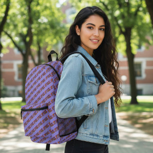 Peace Printed Rugzak