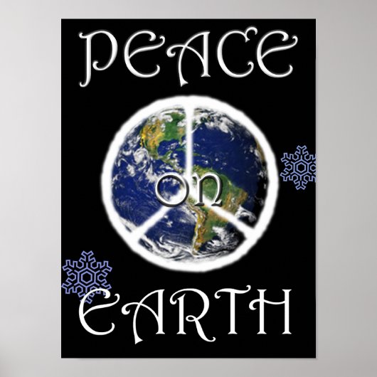 Peace-programma op aarde poster (Voorkant)