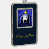 Peace-programma - siervoorwerpen verzilverd kader ornament (Rechts)