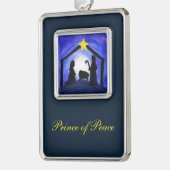 Peace-programma - siervoorwerpen verzilverd kader ornament (Links)