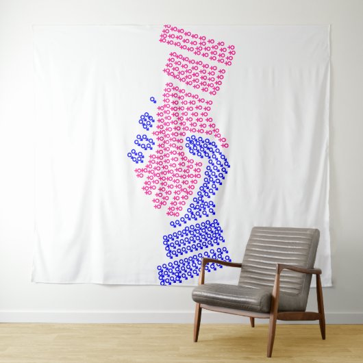 Peace-programma Wandkleed (In Situ (horizontaal))