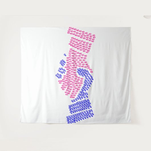 Peace-programma Wandkleed (Voorkant (horizontaal))