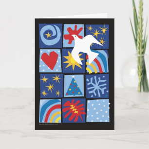 Peace Quilt Card Feestdagen Kaart