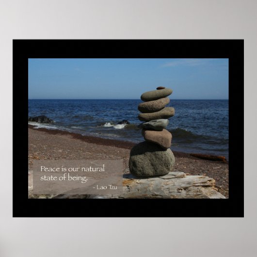 Peace quote-poster poster (Voorkant)