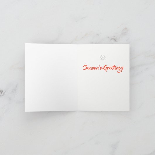 Peace Robin leuke kerstkaart Feestdagen Kaart (Binnen)