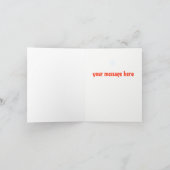 Peace Robin leuke kerstkaart Feestdagen Kaart (Binnen)