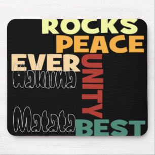Peace Rocks Best Hakuna Matata-tekst Muismat