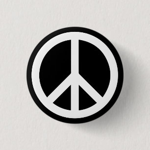 Peace Ronde Button 3,2 Cm