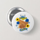 Peace Ronde Button 5,7 Cm (Voorkant /achterkant)