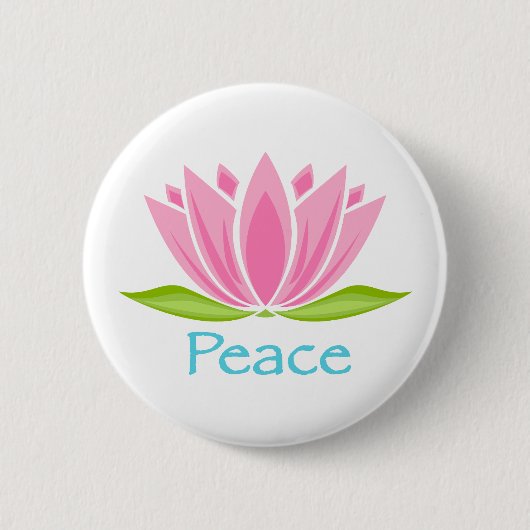 Peace Ronde Button 5,7 Cm (Voorkant)