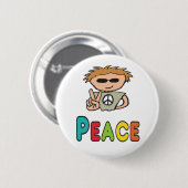 Peace Ronde Button 5,7 Cm (Voorkant /achterkant)