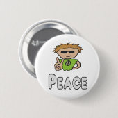 Peace Ronde Button 5,7 Cm (Voorkant /achterkant)