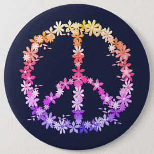 Peace Ronde Button 6,0 Cm