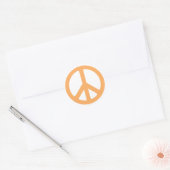 Peace Ronde Sticker (Envelop)