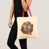 Peace Roos Canvas tas (Voorkant (product))