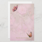 Peace Roos Stationery Briefpapier (Voorkant / Achterkant)