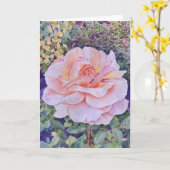 Peace Rose Kaart (Gele Bloem)