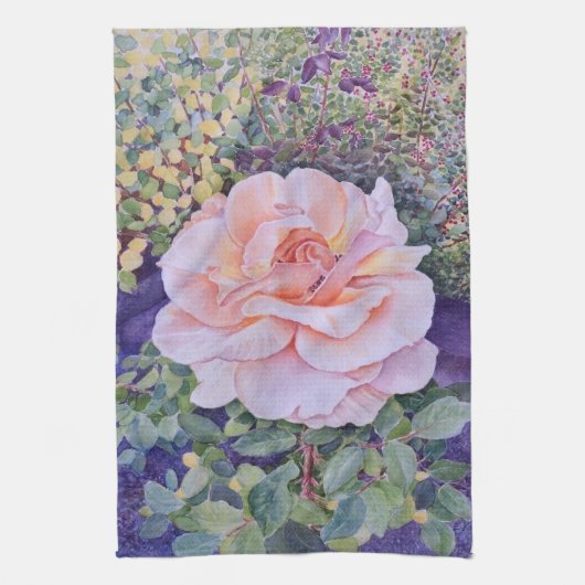 Peace Rose Theedoek (Verticaal)