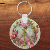 Peace Rozen Art Sleutelhanger (Voorkant)