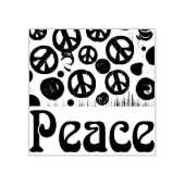 Peace rubberstempel (Afrduk)