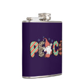 Peace Santa Gnome Holiday kerstcadeau Heupfles (Rechts)