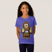 Peace Sasquatch T-shirt (Voorkant volledig)