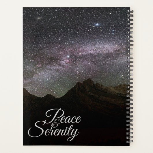 Peace & Serenity Mountain Night Sky (Dos)