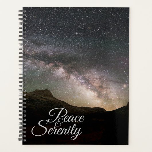 Peace & Serenity Mountain Night Sky (Devant)