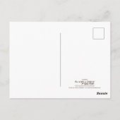 Peace Shalom in het Hebreeuws Briefkaart (Achterkant)