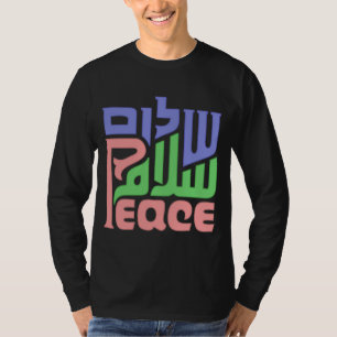 Peace Shalom Salaam mannen shirt