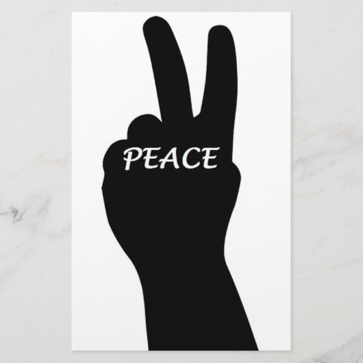 PEACE SIGN BRIEFPAPIER (Voorkant)