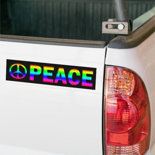 PEACE SIGN BUMPERSTICKER (Op Truck)
