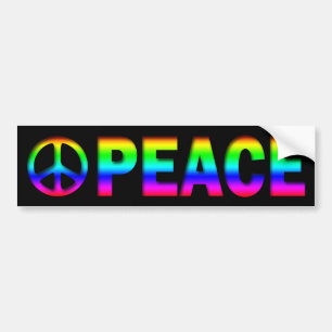 PEACE SIGN BUMPERSTICKER