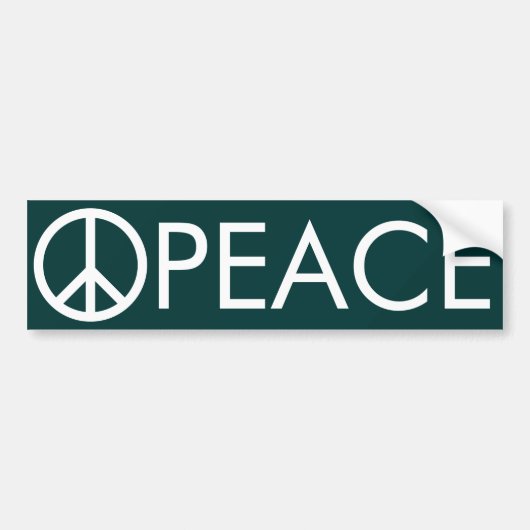 Peace Sign-Bumpersticker Bumpersticker (Voorkant)