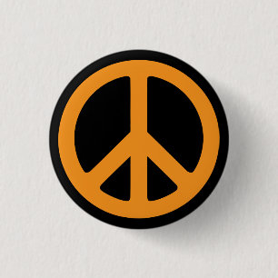 Peace Sign-Button Ronde Button 3,2 Cm