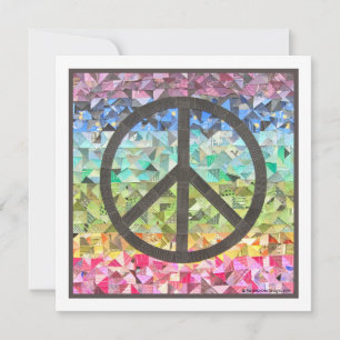 Peace Sign Collage Kaart