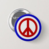 Peace Sign Flair-Button Ronde Button 5,7 Cm (Voorkant /achterkant)