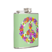 Peace Sign Floral Heupfles (Rechts)