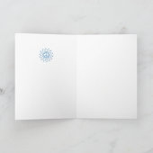 Peace Sign Flowers Feestdagen Kaart (Binnen)