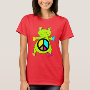 Peace Sign Frog T-shirt